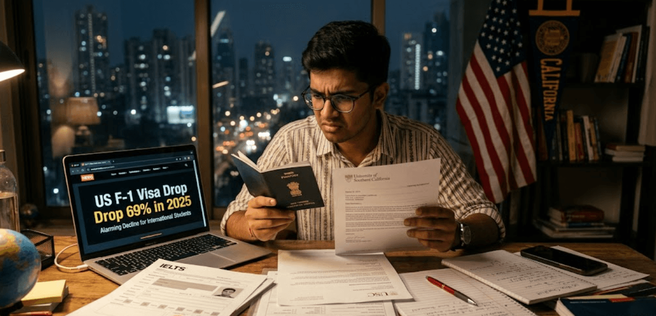 US F-1 Visa Dropped 69%: Should Indian Students Still Apply for Fall 2026?