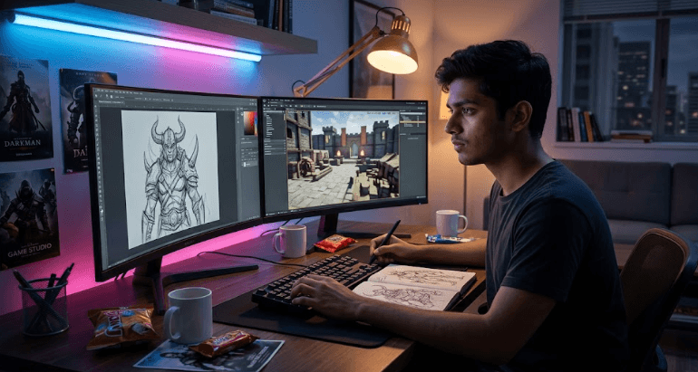 Gaming, Animation & VFX Abroad – The Hottest New Course for Indian Students in 2026