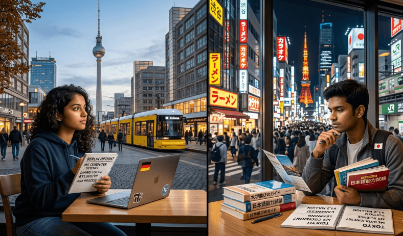 Study in Germany vs Japan — Which is Better for Indian Students in 2026?