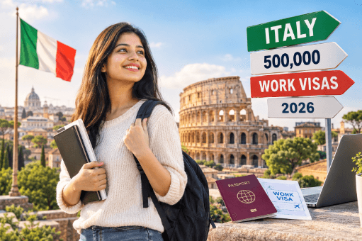Italy 500,000 Work Visas 2026: Guide for Indian Students